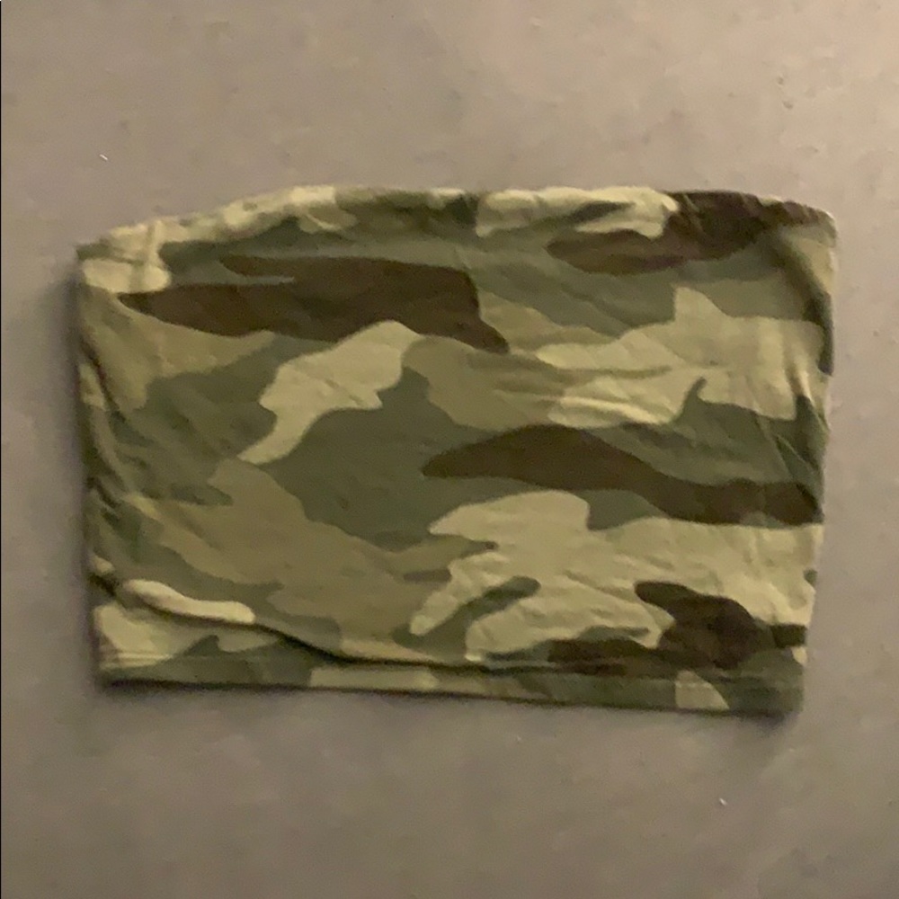 Garage Camo Tube Top